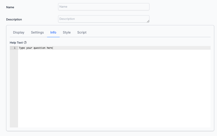 Info tab for Bot Config