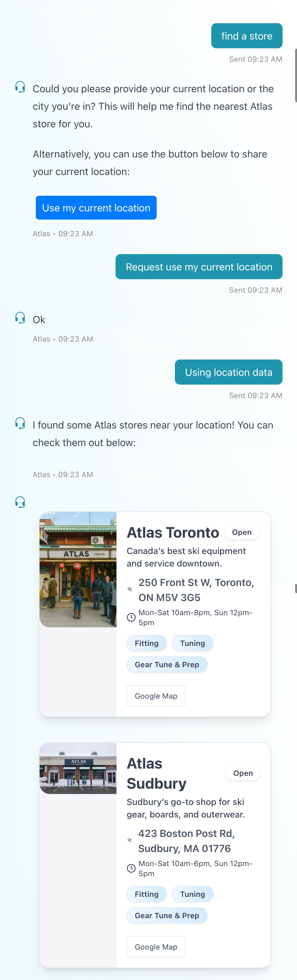 Location Cards