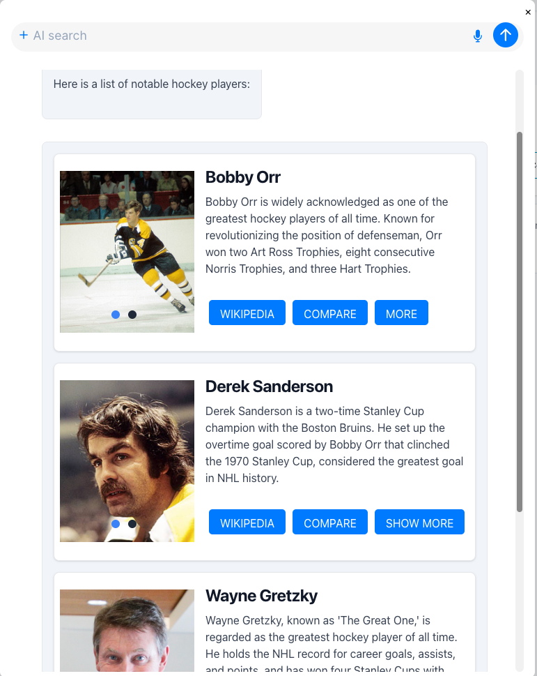 List of hockey players