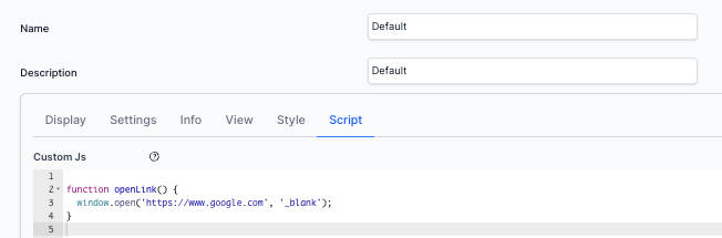 Javascript and to the bot or search config under the tab javascript