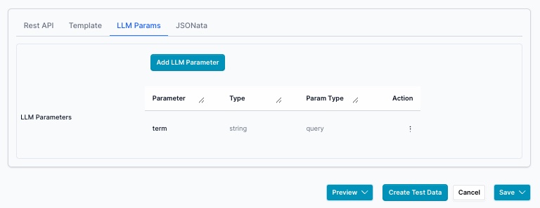 LLM Parameters Configuration
