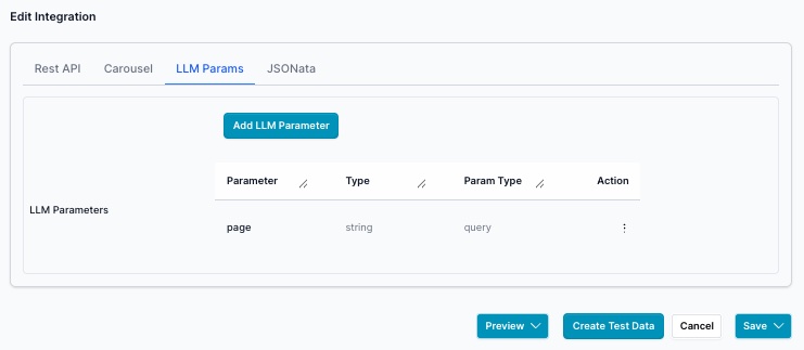 Movie LLM Parameters - Page