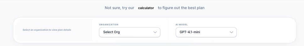 selecting a subscription